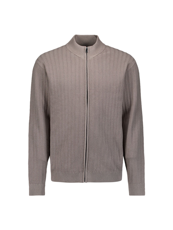 Cardigan Full Zip Relief, Clay 018 Bild 5