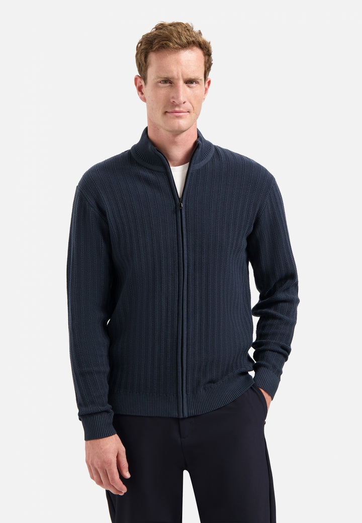 Cardigan Full Zip Relief, Night 078 Bild 1