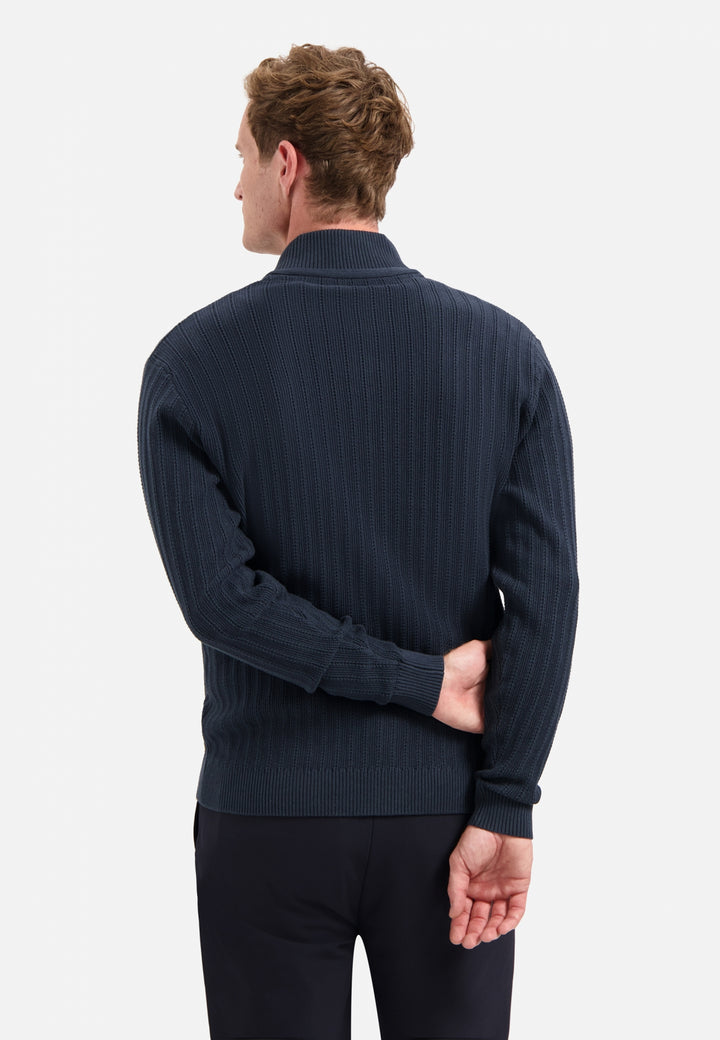 Cardigan Full Zip Relief, Night 078 Bild 2
