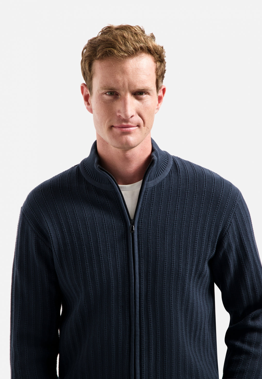Cardigan Full Zip Relief, Night 078 Bild 4