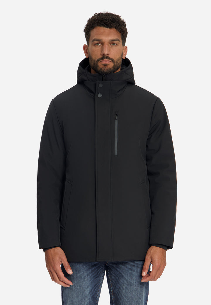 Jacket Hooded Softshell, Black 020 Bild 1