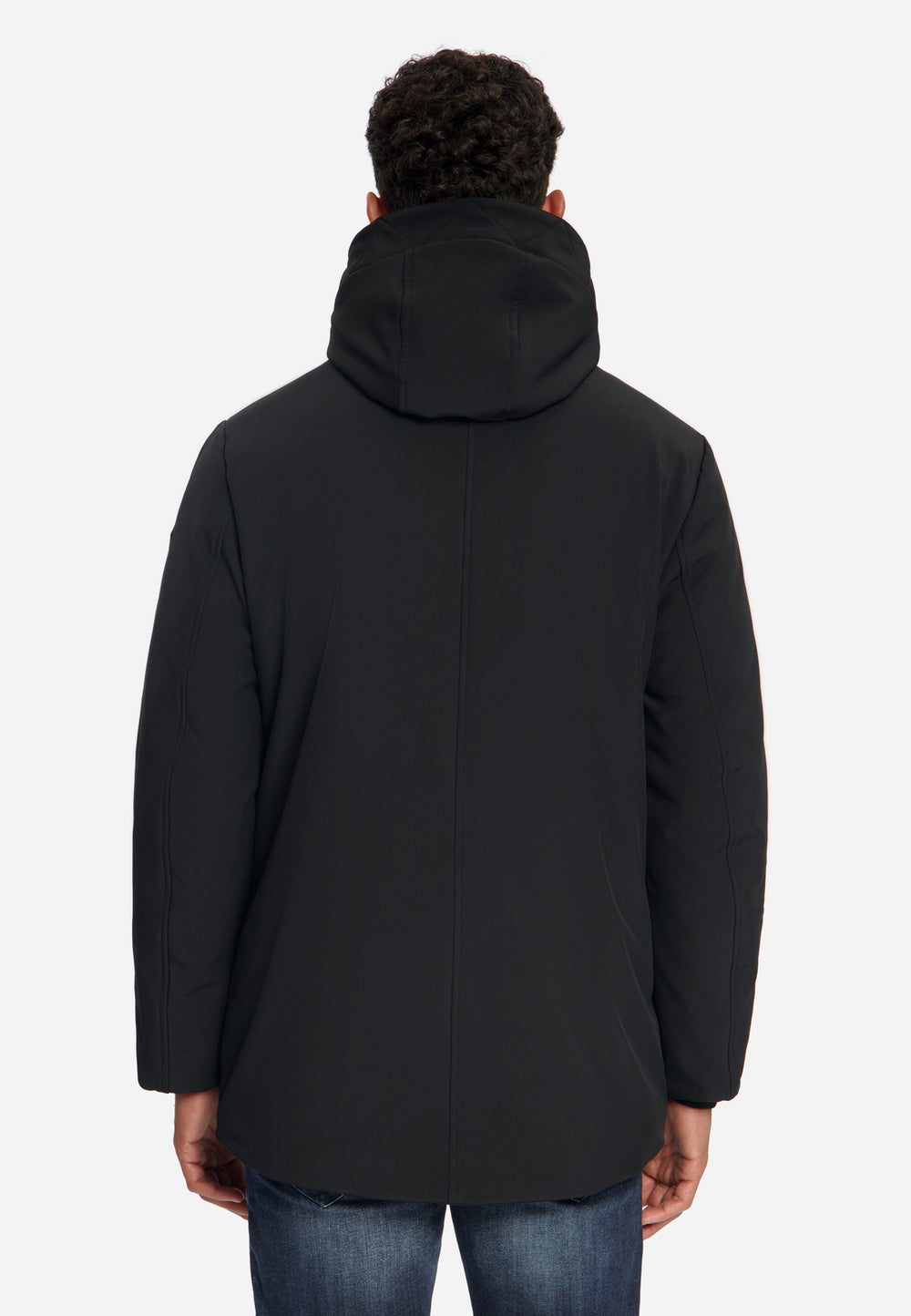 Jacket Hooded Softshell, Black 020 Bild 2