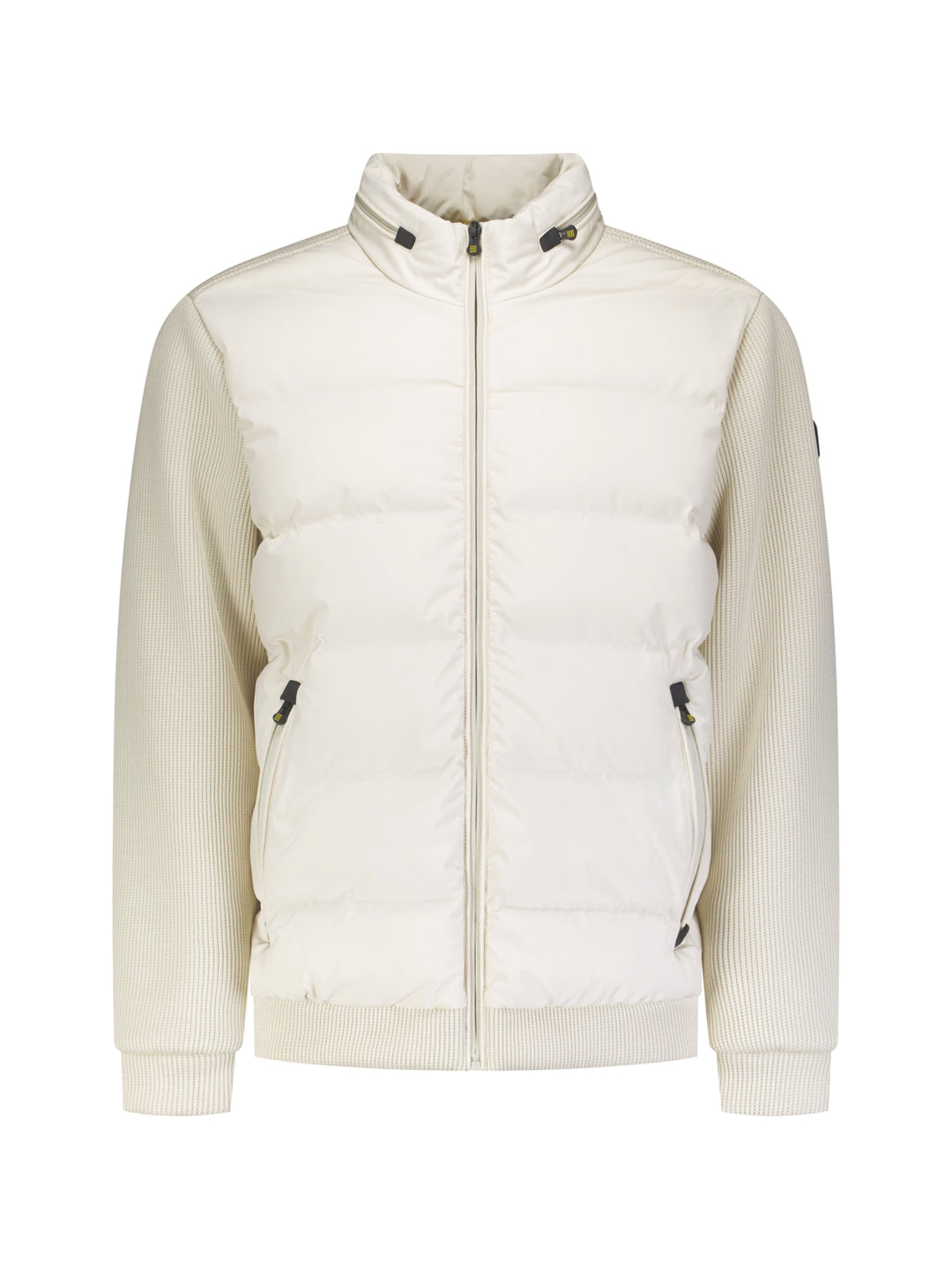 Jacket Short Fit Sealed Knitted Mix, Stone 014 Bild 5