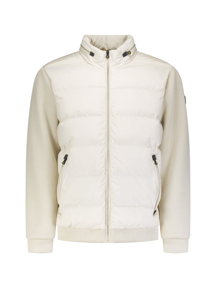 Jacket Short Fit Sealed Knitted Mix, Stone 014 Bild 5
