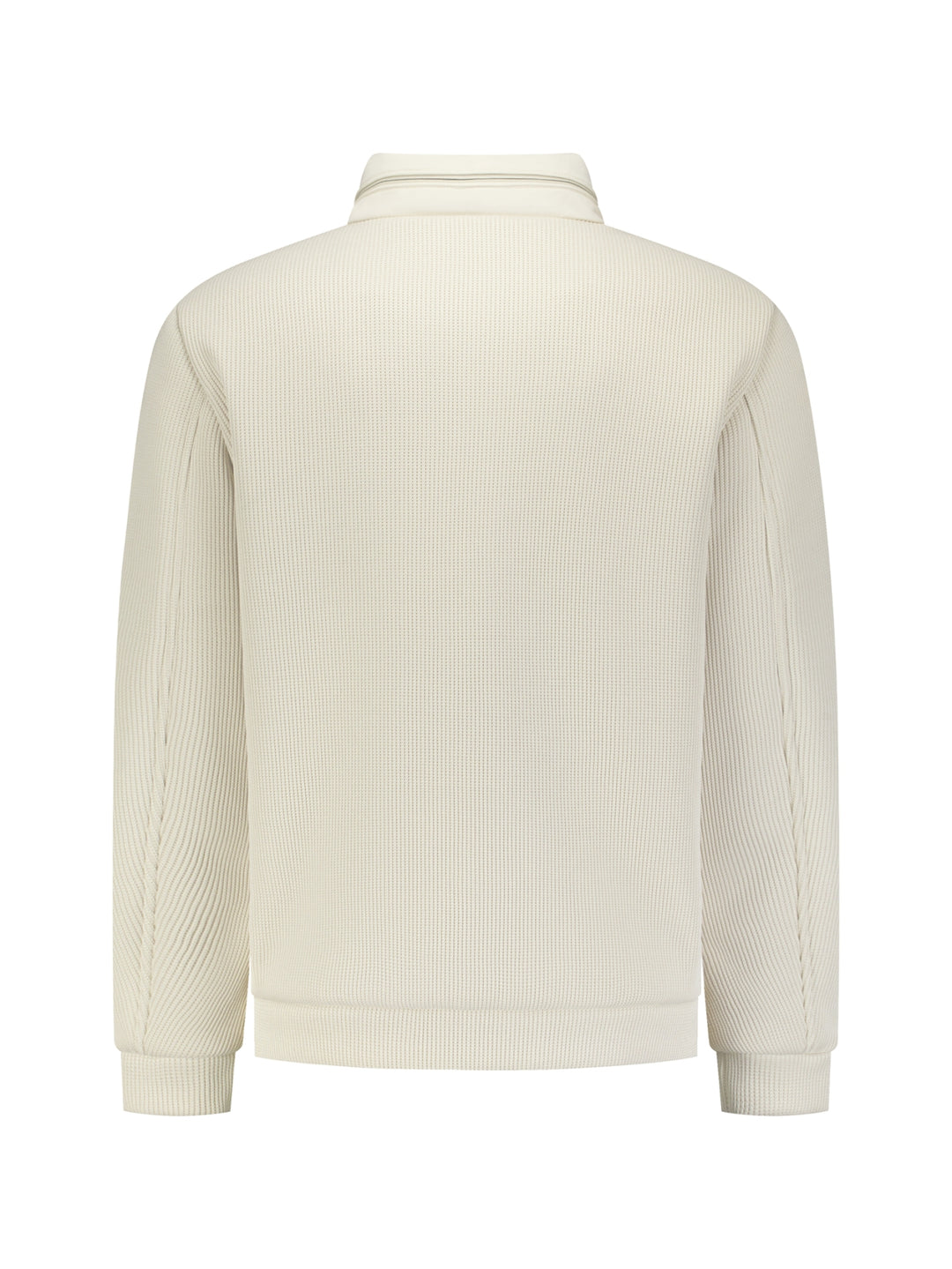 Jacket Short Fit Sealed Knitted Mix, Stone 014 Bild 6