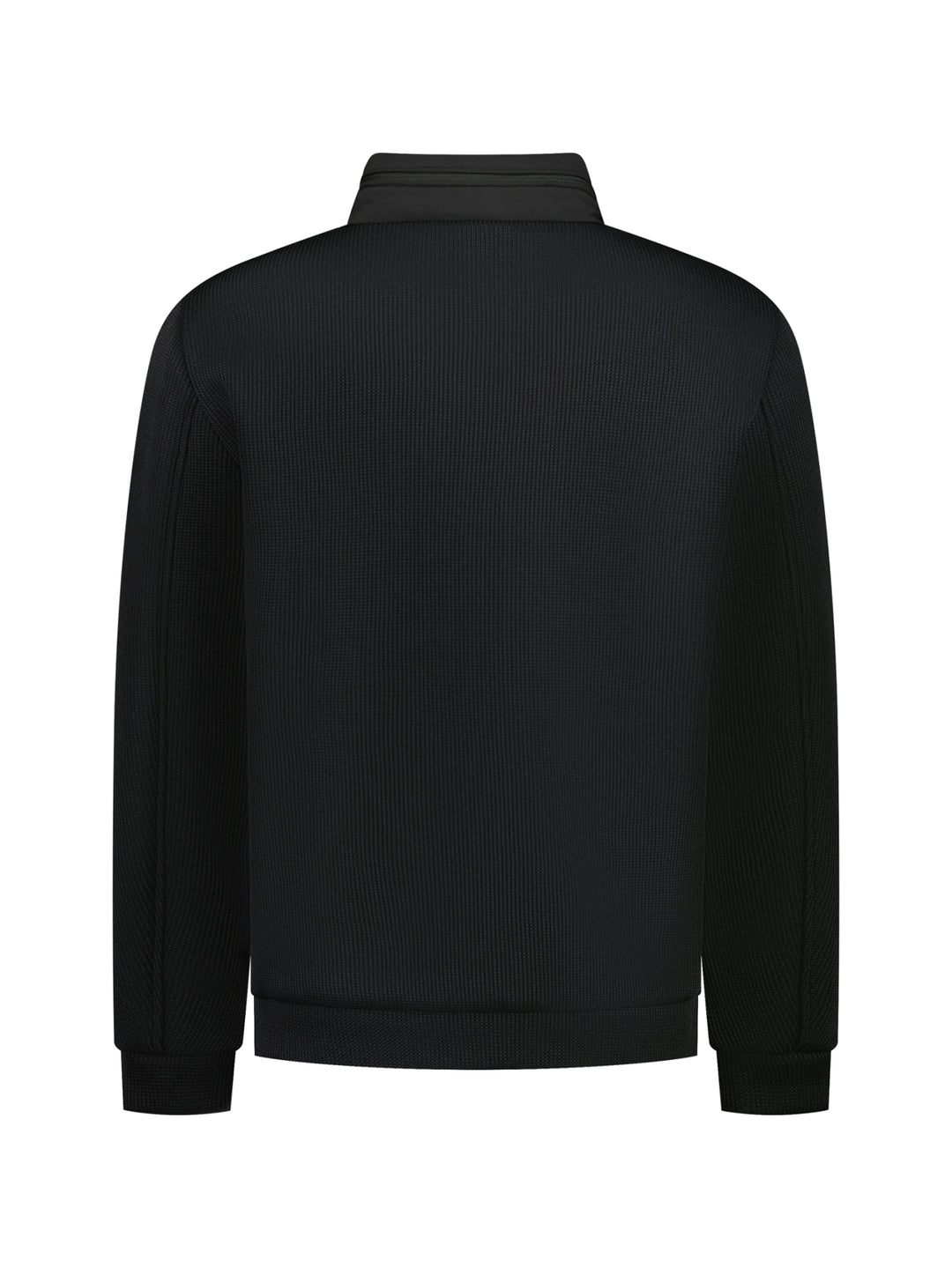 Jacket Short Fit Sealed Knitted Mix, Black 020 Bild 6