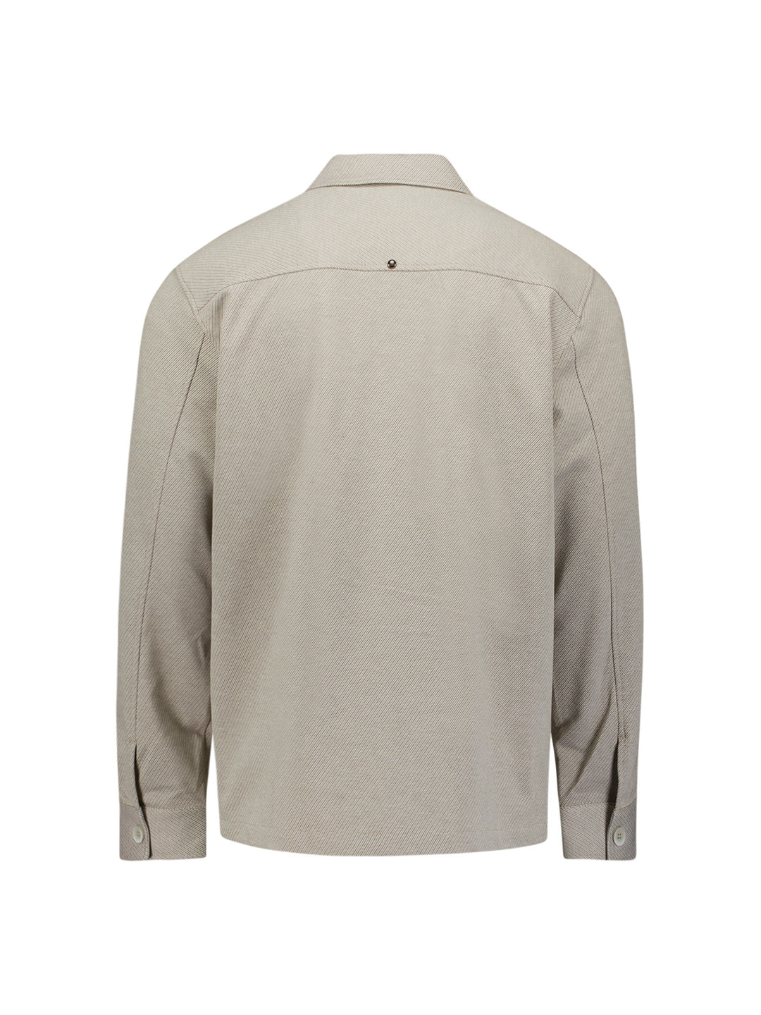 Overshirt Full Button Melange Twill Effect, Light Brown 041 Bild 6