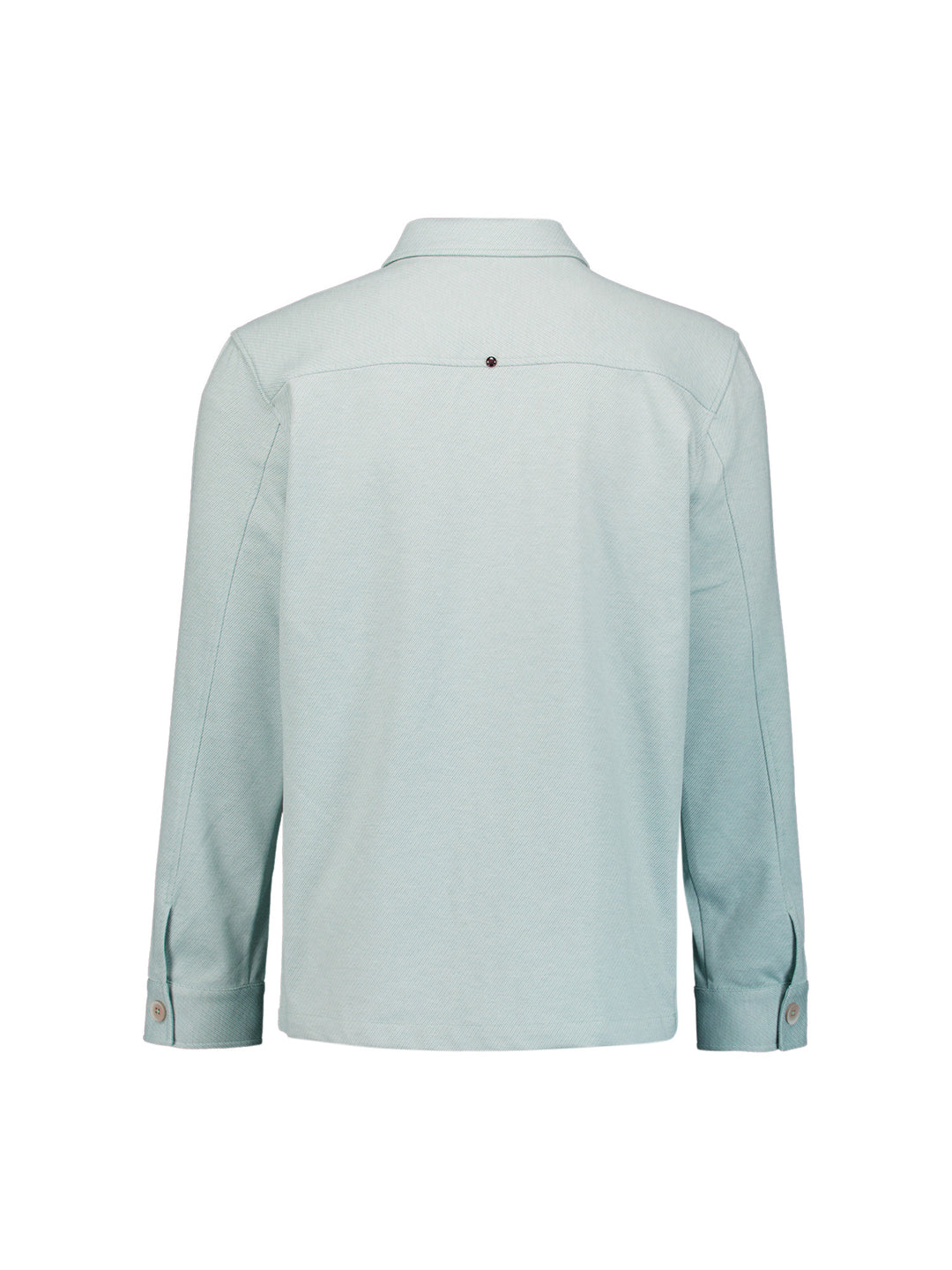 Overshirt Full Button Melange Twill Effect, Dusty Blue 138 Bild 6