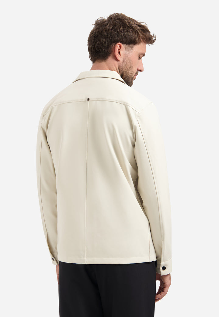 Overshirt Full Zipper Stretch Sedoc, Stone 014 Bild 2