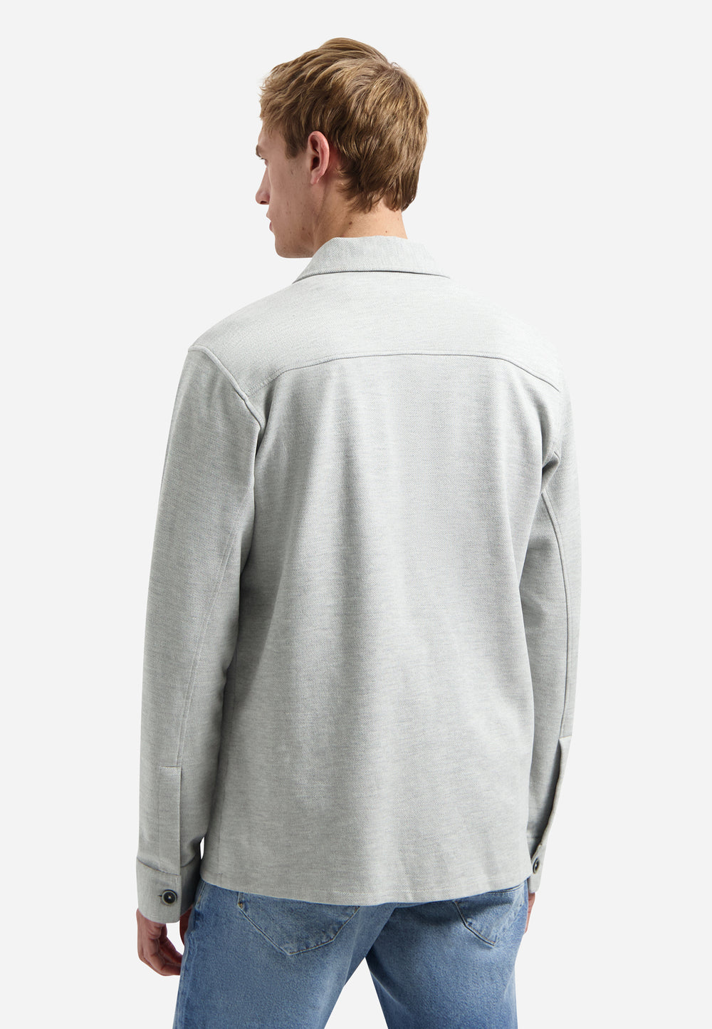 Overshirt Jersey Twill, Grey Melange 102 Bild 2