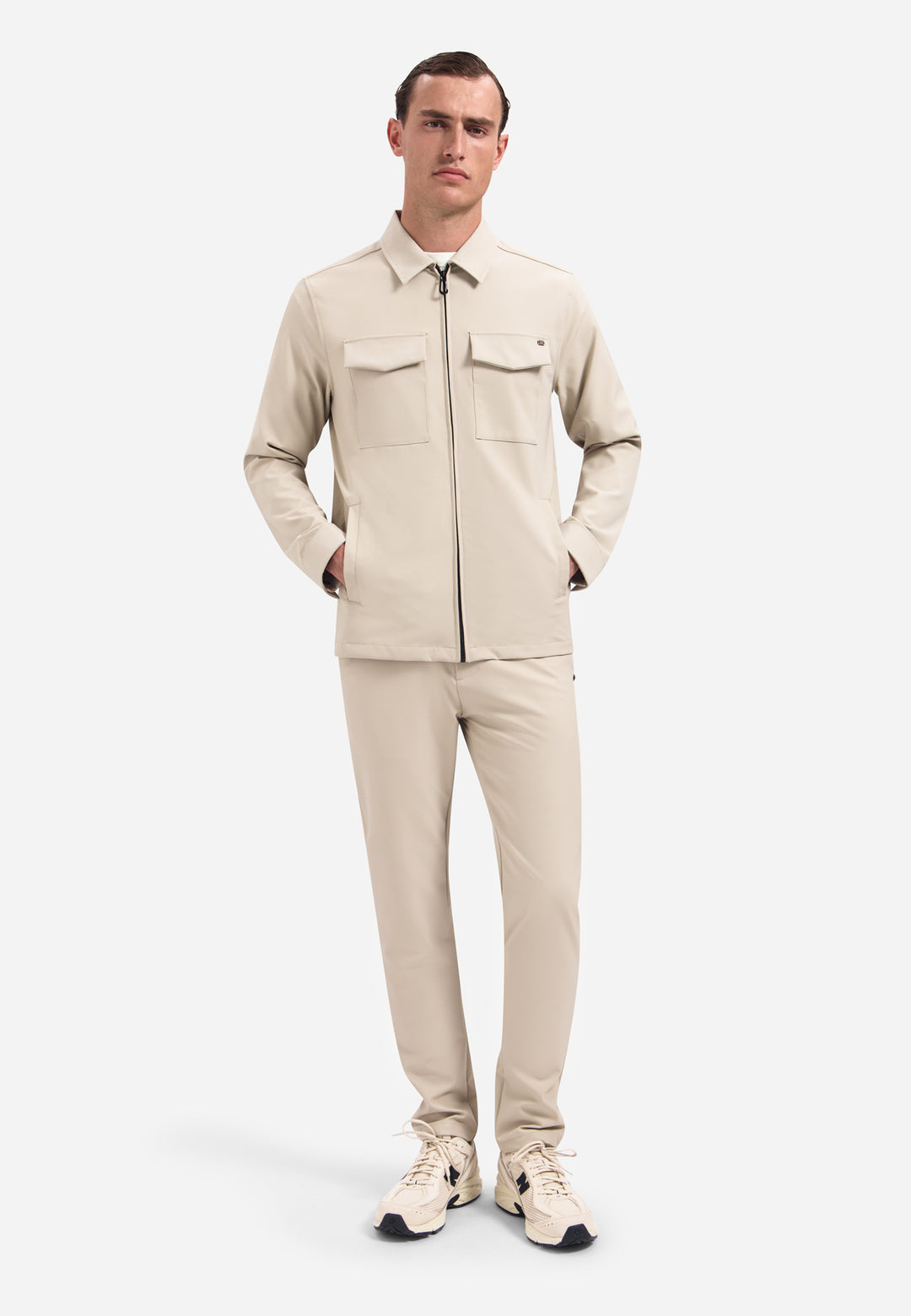 Pants Chino 4-Way Stretch Sedoc, Stone 014 Bild 3