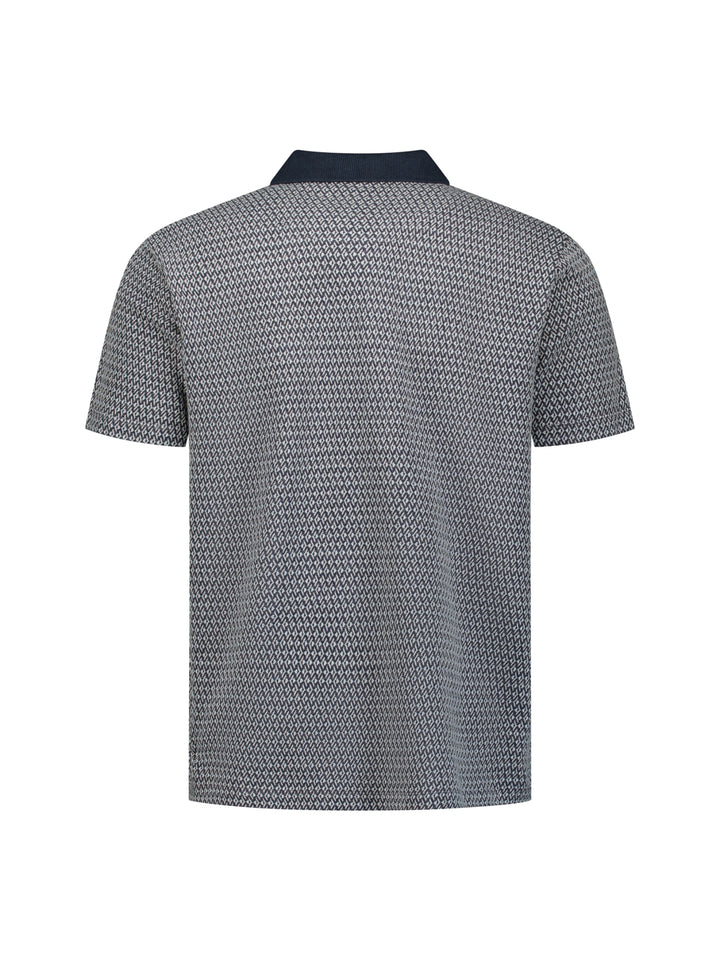 Polo Short Sleeve Jacquard, Night 078 Bild 6