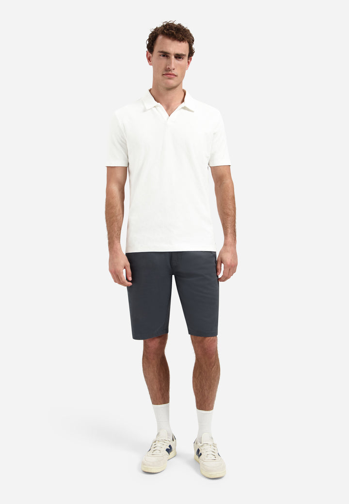 Polo Short Sleeve Jacquard, White 010 Bild 3