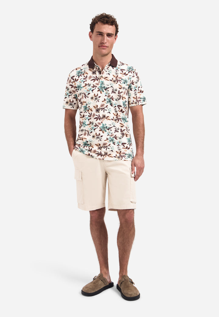 Polo Short Sleeve Printed, Seablue 039 Bild 3