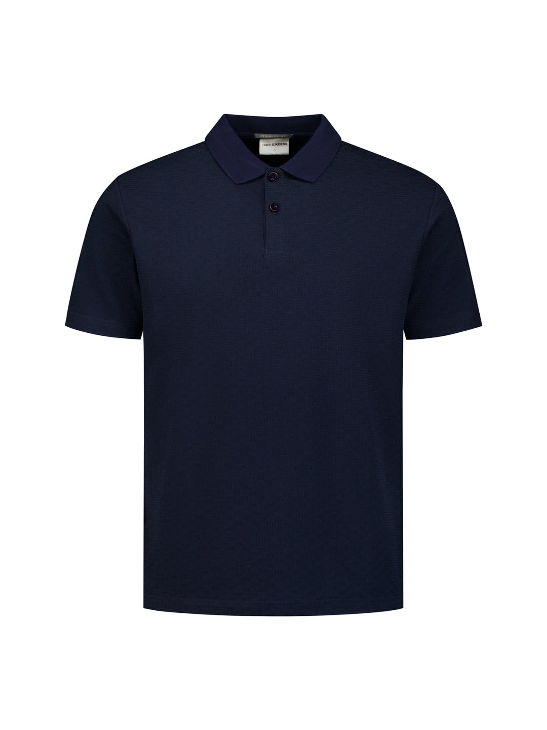Polo Short Sleeve Structure, Night 078 Bild 5