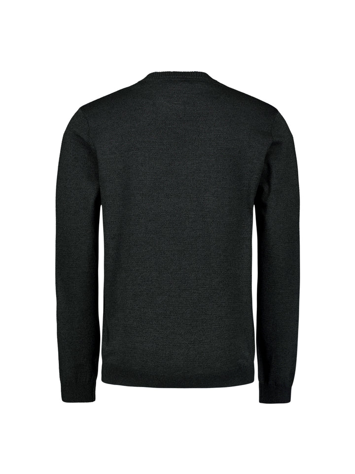 Pullover Crewneck 2 Coloured Melange, Dark Grey 023 Bild 6
