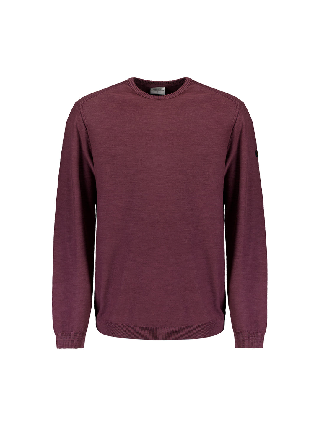 Pullover Crewneck Garment Dyed + Stone Washed, Dark Wine 164 Bild 1