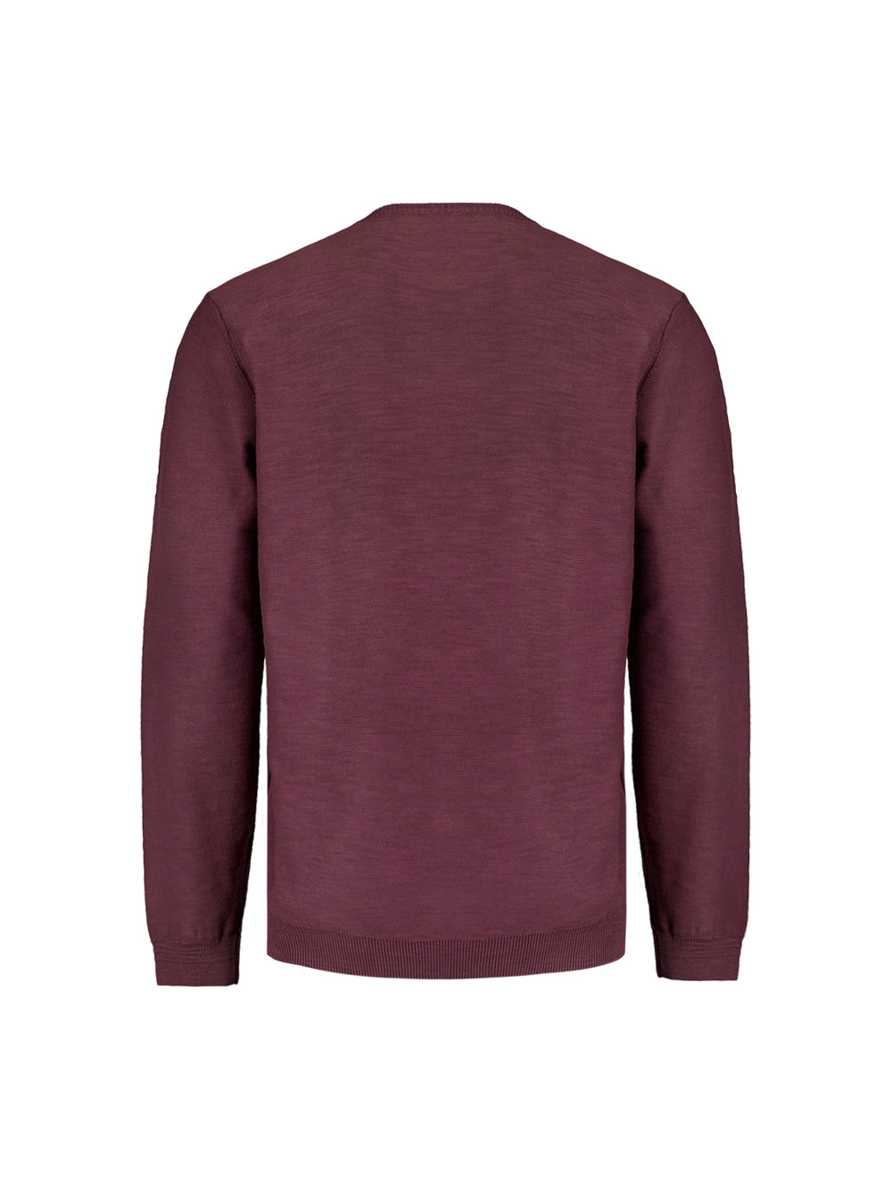 Pullover Crewneck Garment Dyed + Stone Washed, Dark Wine 164 Bild 2