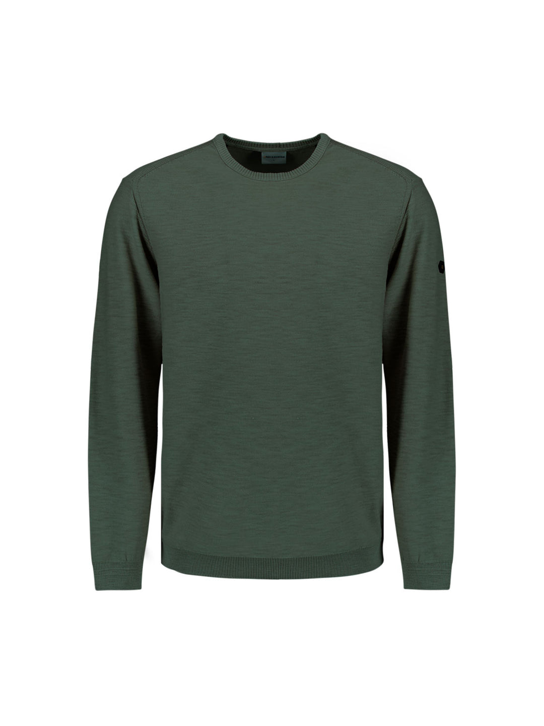 Pullover Crewneck Garment Dyed + Stone Washed, Dark Steel 124 Bild 1