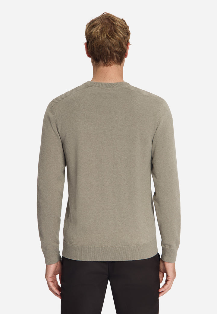 Pullover Crewneck Melange, Clay 018 Bild 2