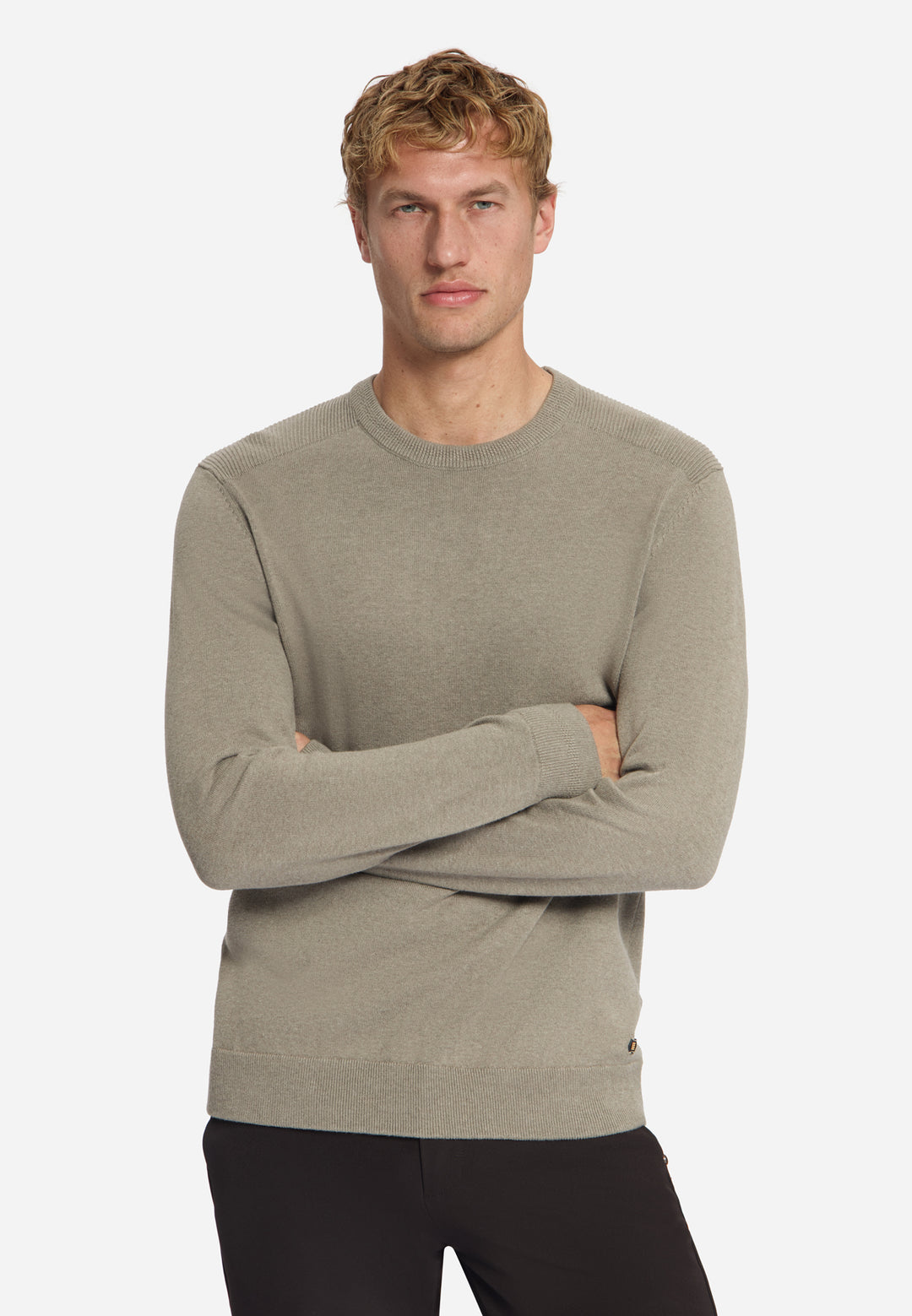 Pullover Crewneck Melange, Clay 018 Bild 4