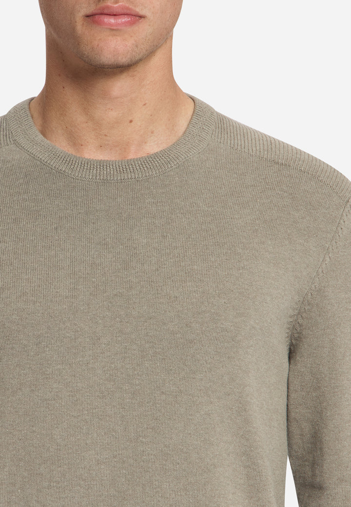 Pullover Crewneck Melange, Clay 018 Bild 7