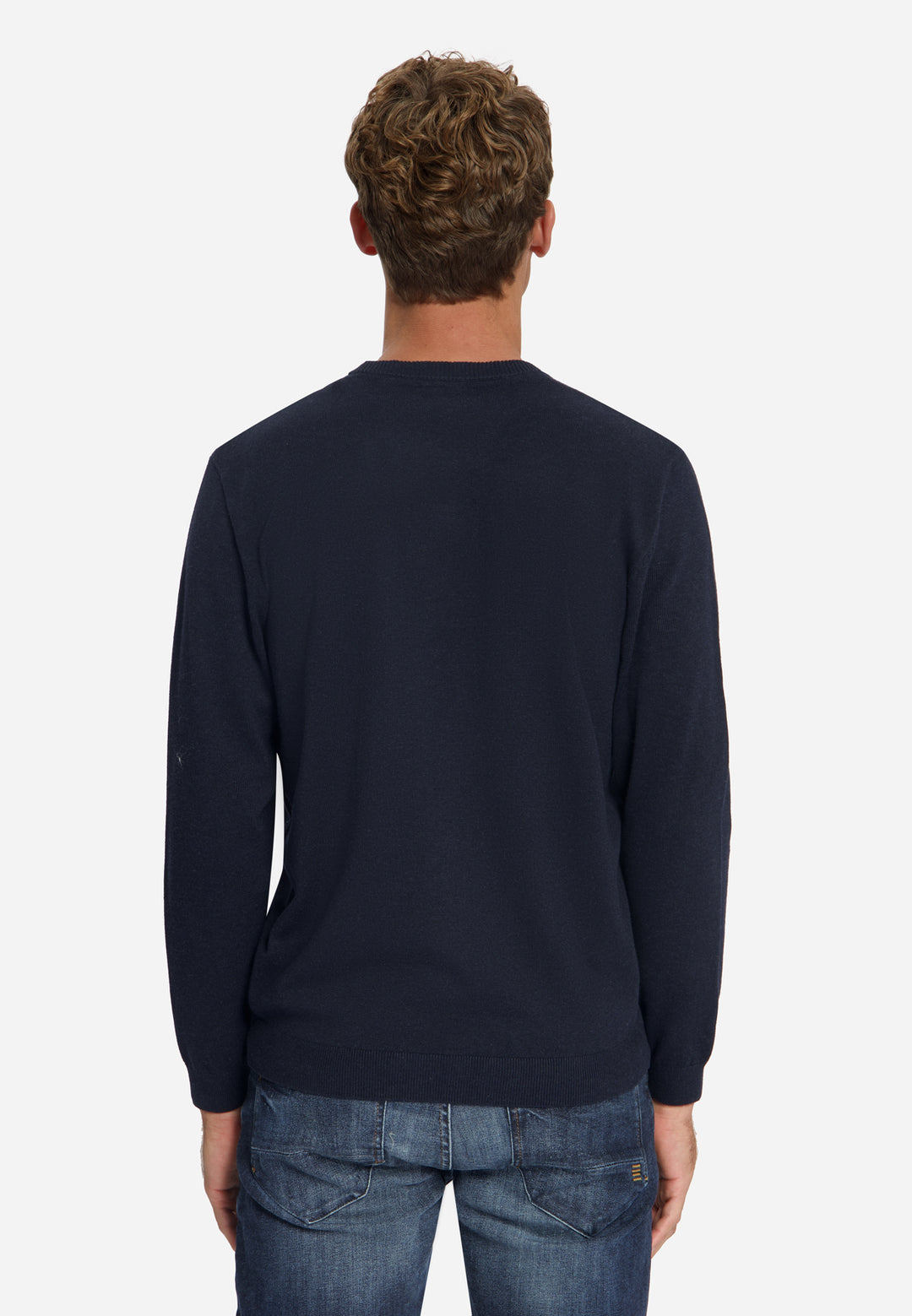 Pullover Crewneck Melange, Dark Night 178 Bild 2