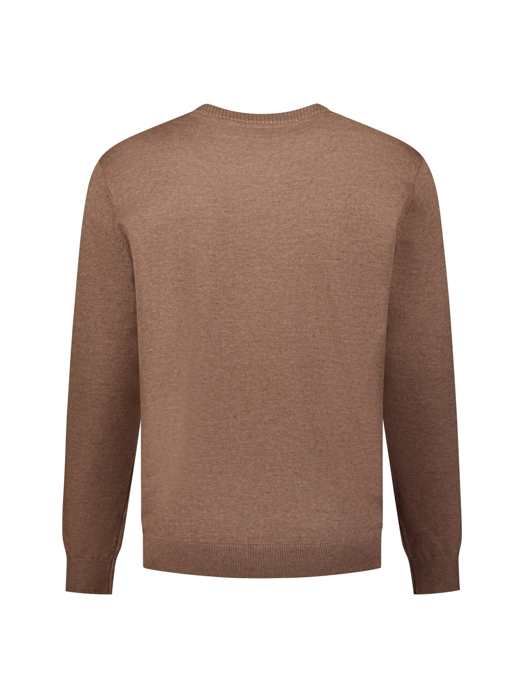 Pullover Crewneck Melange, Light Brown 041 Bild 6