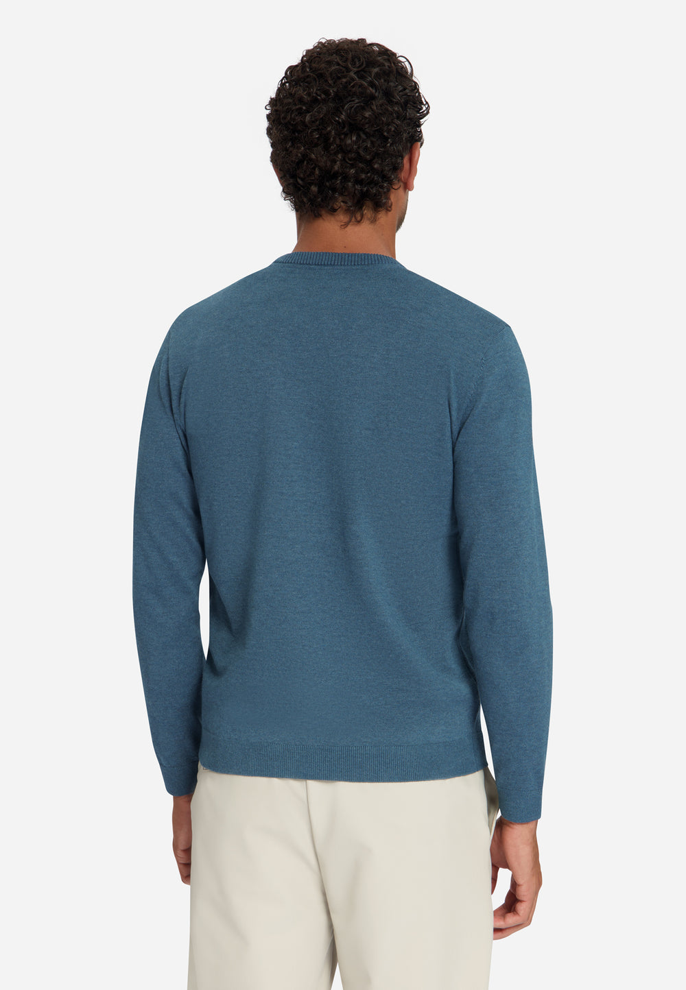Pullover Crewneck Melange, Shadow Blue 132 Bild 2