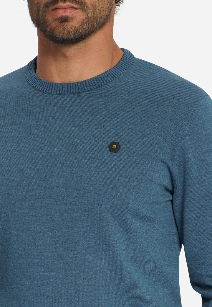 Pullover Crewneck Melange, Shadow Blue 132 Bild 7