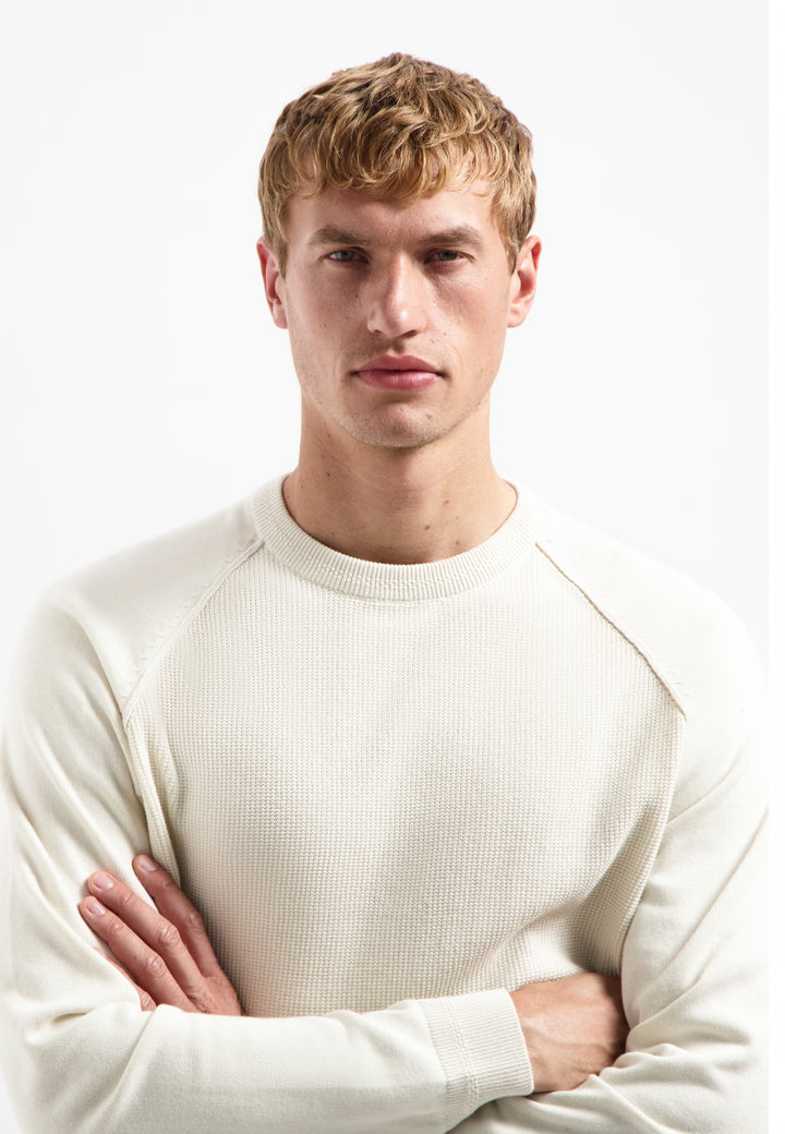 Pullover Crewneck Solid Waffle Knit, Kit 013 Bild 4