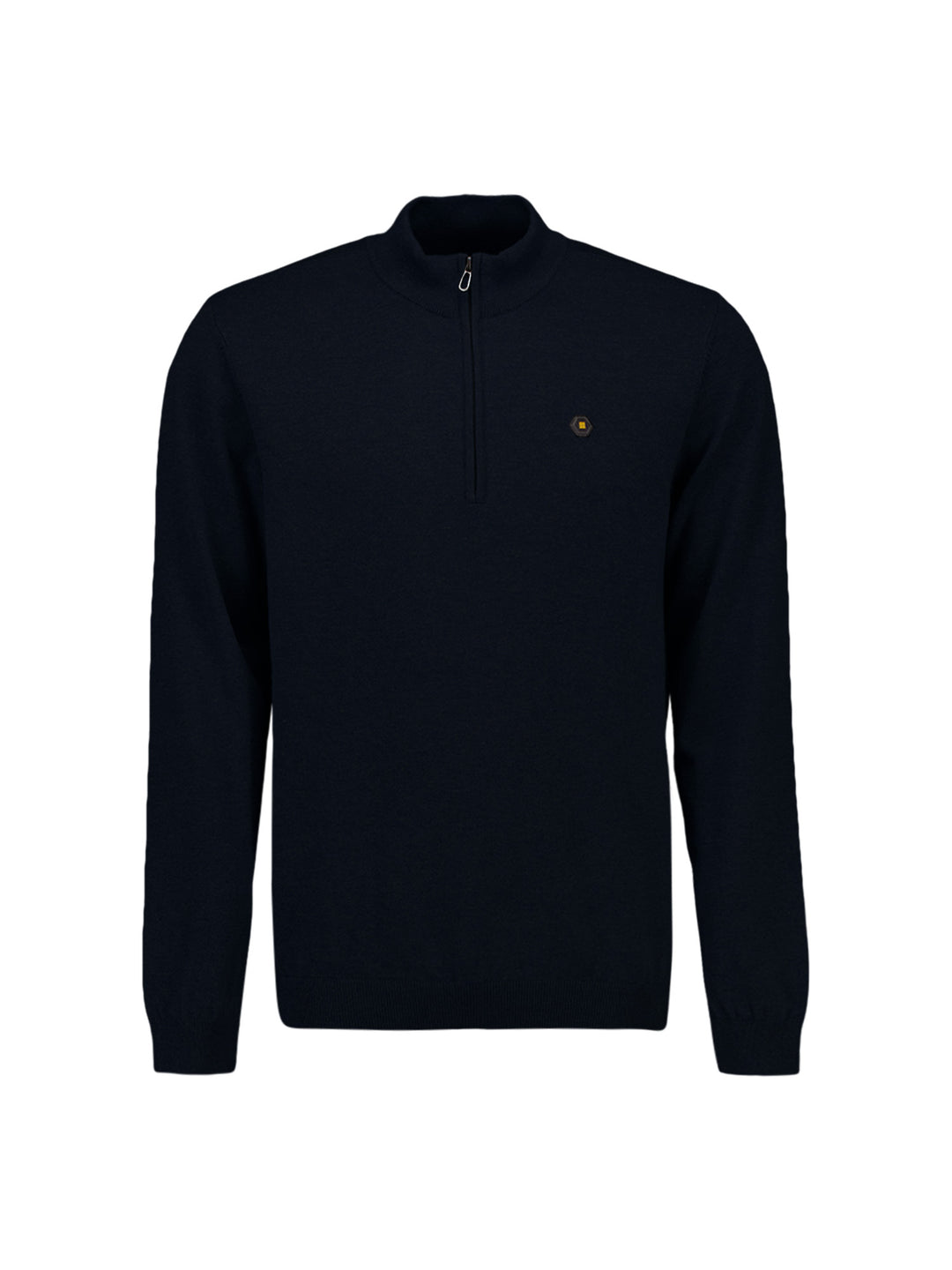 Pullover Half Zip Melange, Dark Night 178 Bild 1