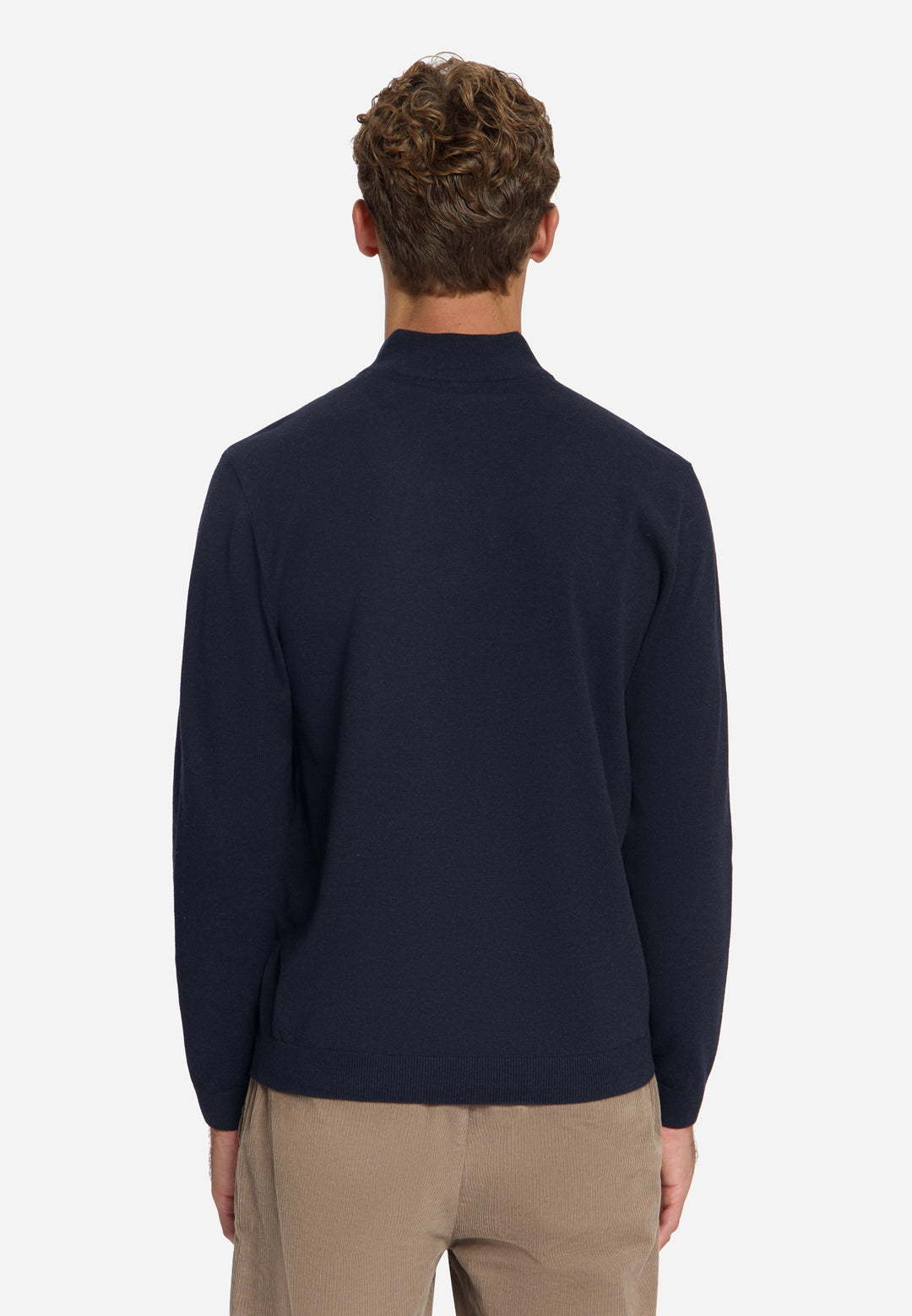 Pullover Half Zip Melange, Dark Night 178 Bild 2