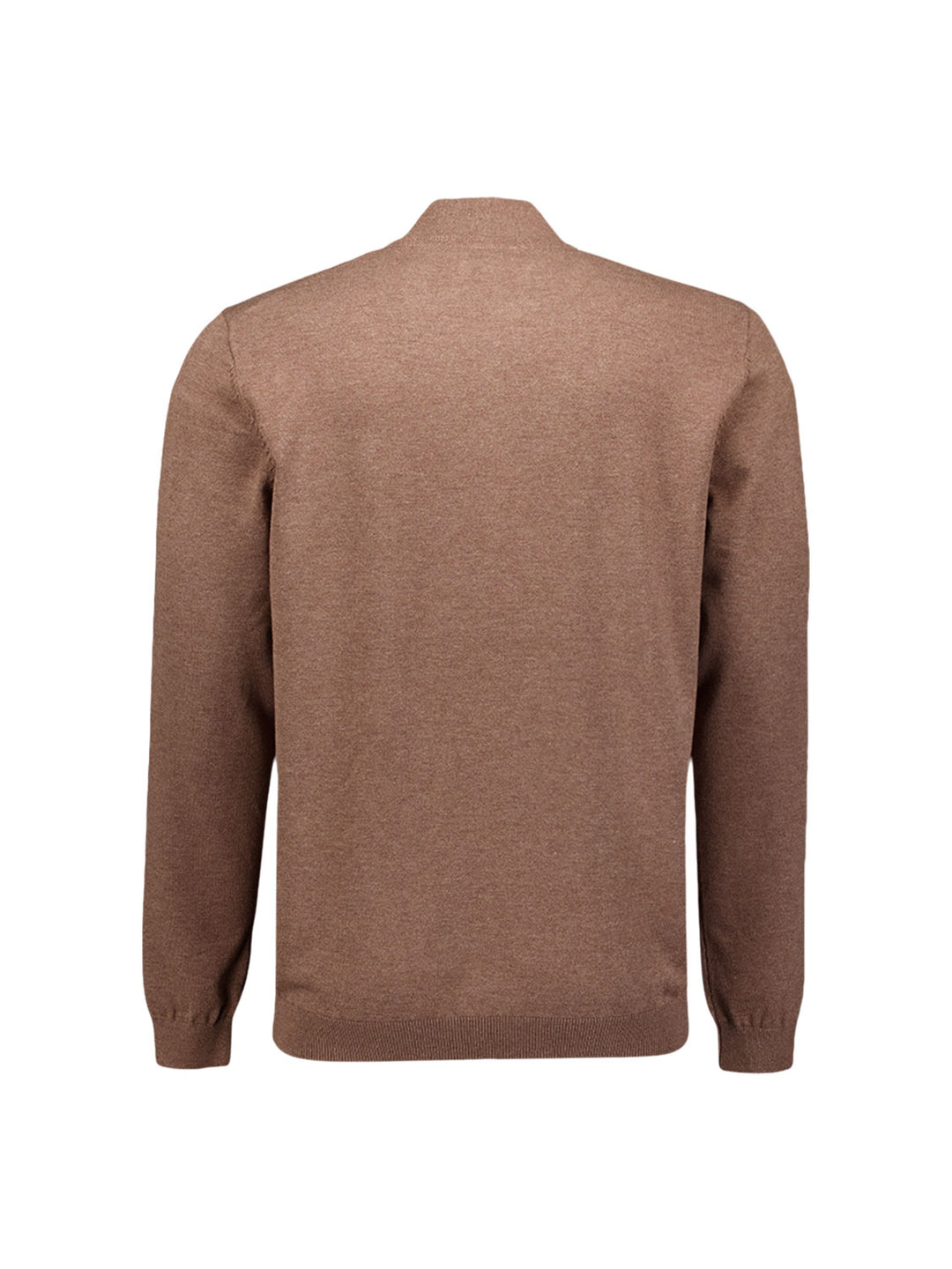 Pullover Half Zip Melange, Light Brown 041 Bild 6