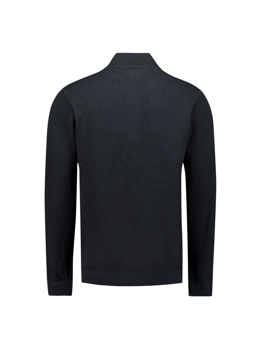 Pullover Half Zip Plated Structure Knit, Night 078 Bild 6