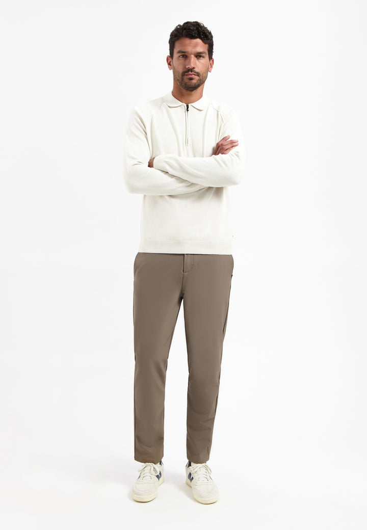 Pullover Polo Half Zip Solid, Kit 013 Bild 3