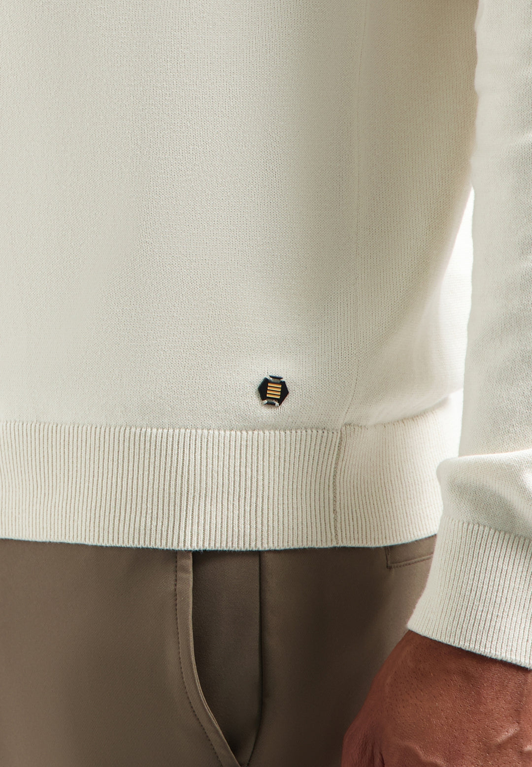 Pullover Polo Half Zip Solid, Kit 013 Bild 7