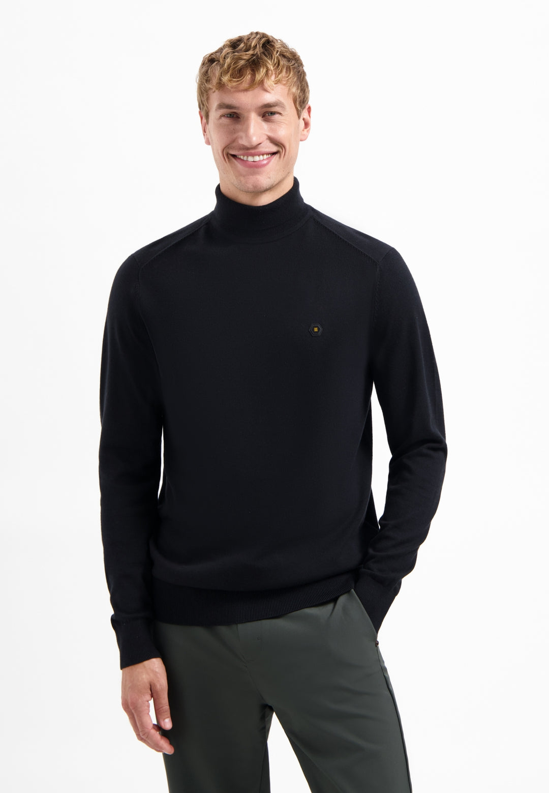 Pullover Roll Neck, Black 020 Bild 1