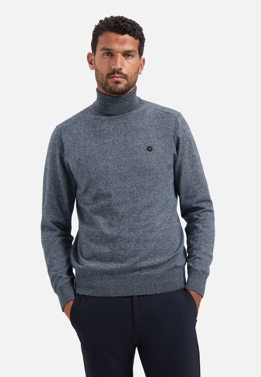 Pullover Roll Neck, Dusty Blue 138 Bild 1