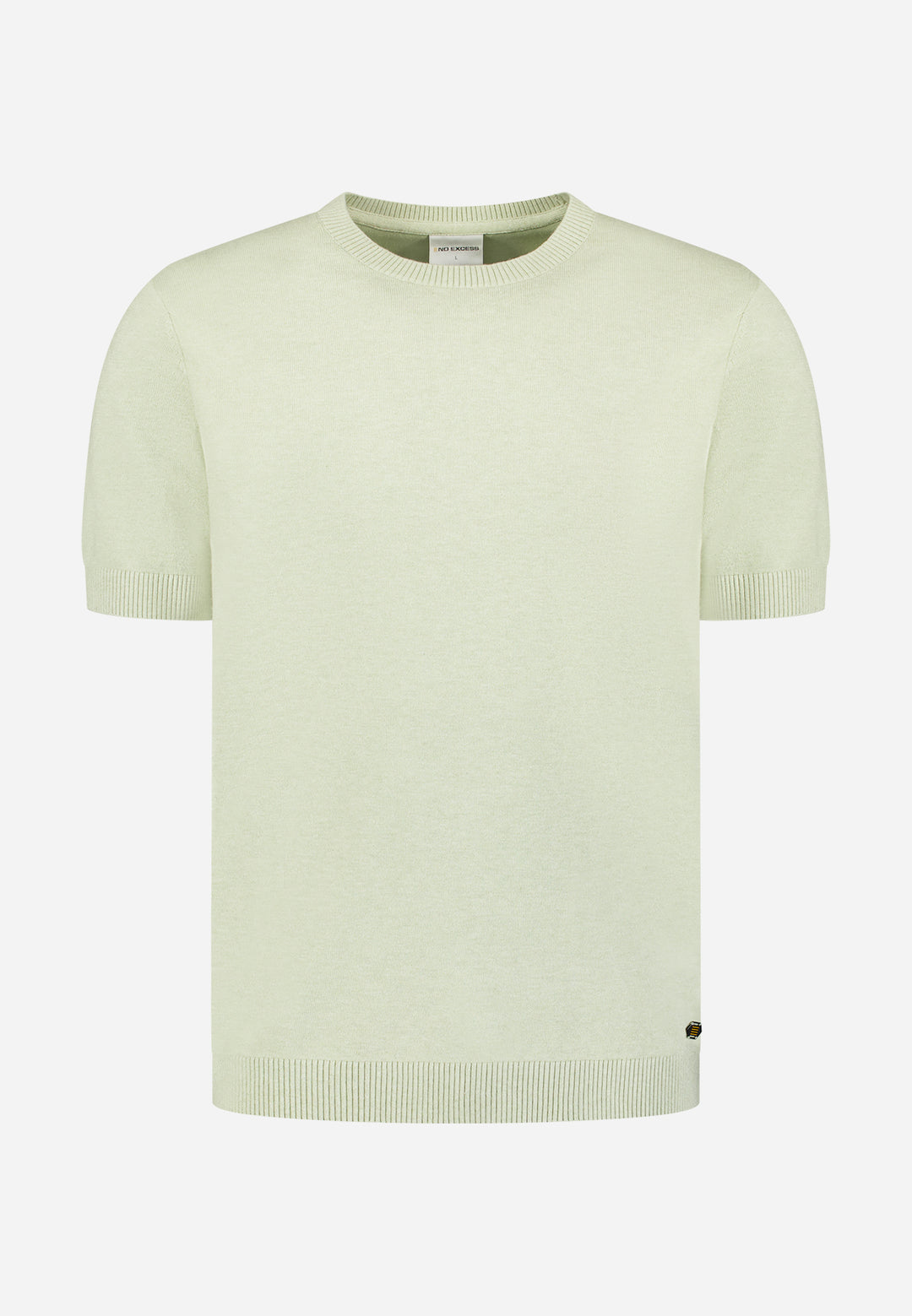 Pullover Short Sleeve Crew Neck Melange, Green 050 Bild 5