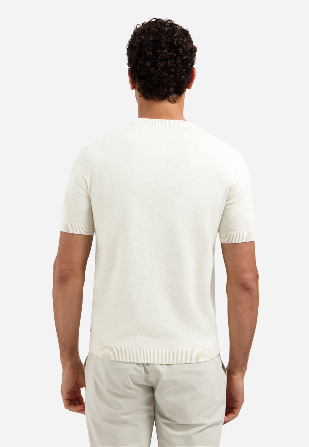 Pullover Short Sleeve Crew Neck Melange, Kit Melange 108 Bild 2