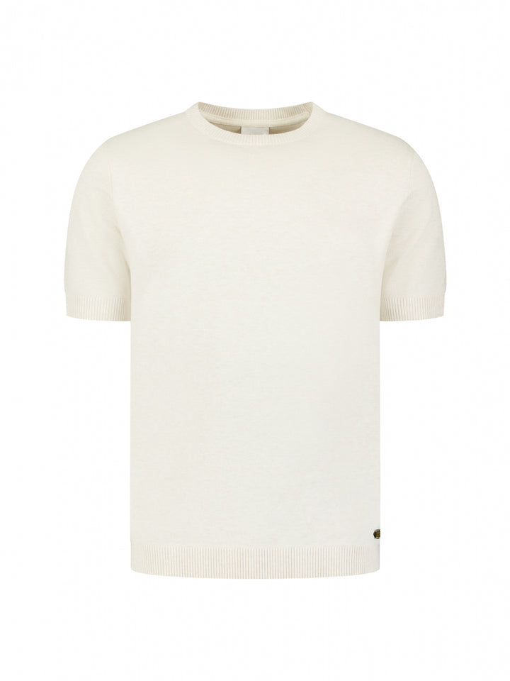 Pullover Short Sleeve Crew Neck Melange, Kit Melange 108 Bild 5