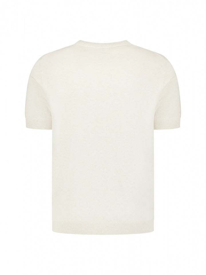 Pullover Short Sleeve Crew Neck Melange, Kit Melange 108 Bild 6