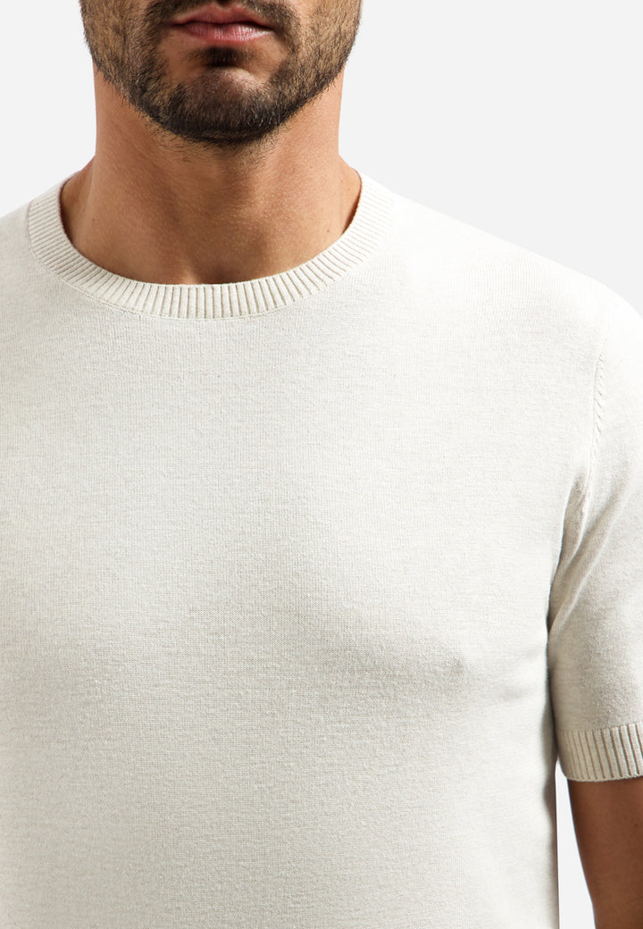 Pullover Short Sleeve Crew Neck Melange, Kit Melange 108 Bild 7