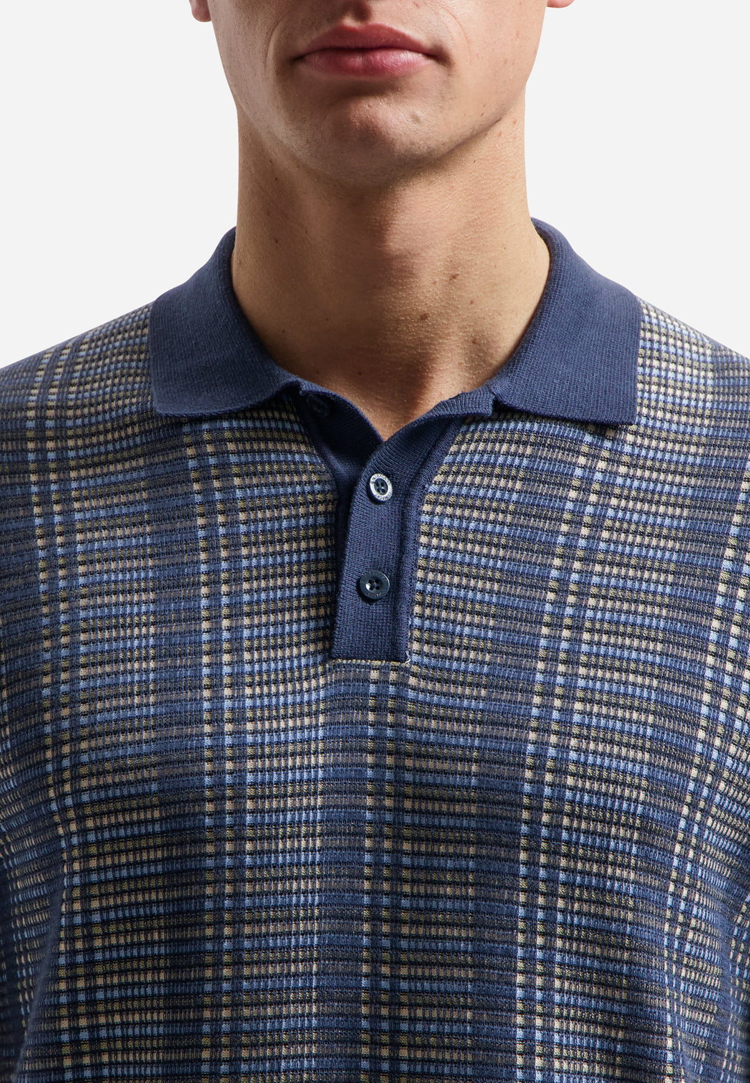 Pullover Short Sleeve Polo Multi Color, Night 078 Bild 7