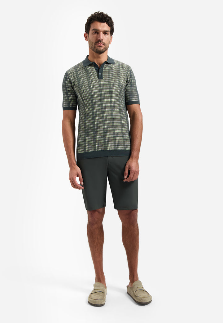 Pullover Short Sleeve Polo Multi Color, Dark Steel 124 Bild 3