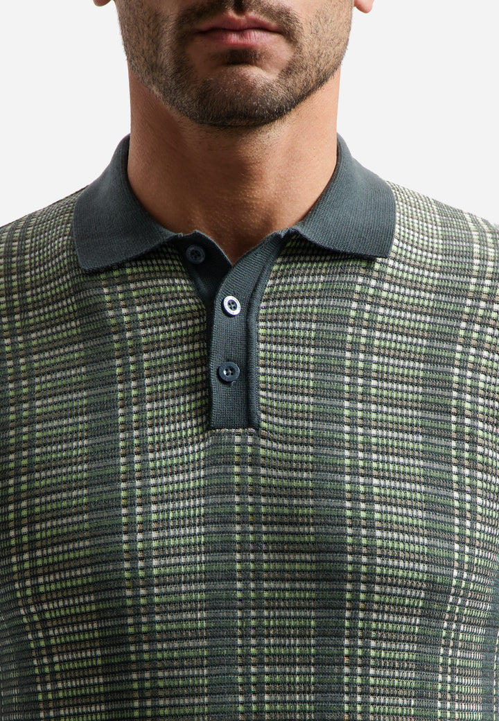 Pullover Short Sleeve Polo Multi Color, Dark Steel 124 Bild 7