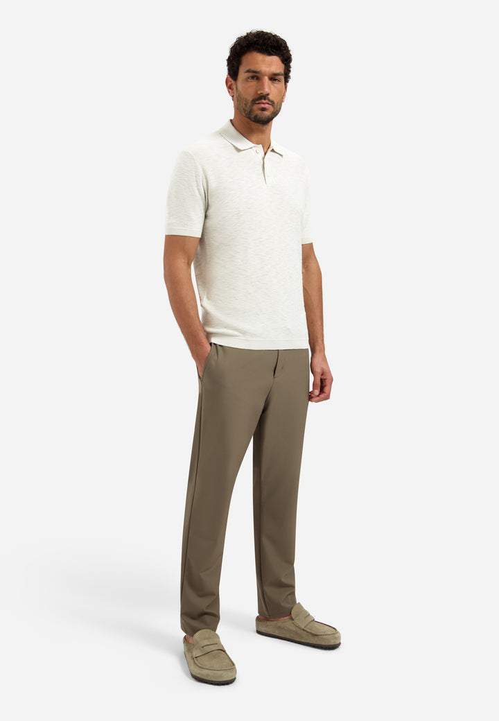 Pullover Short Sleeve Polo Slub, Kit 013 Bild 3