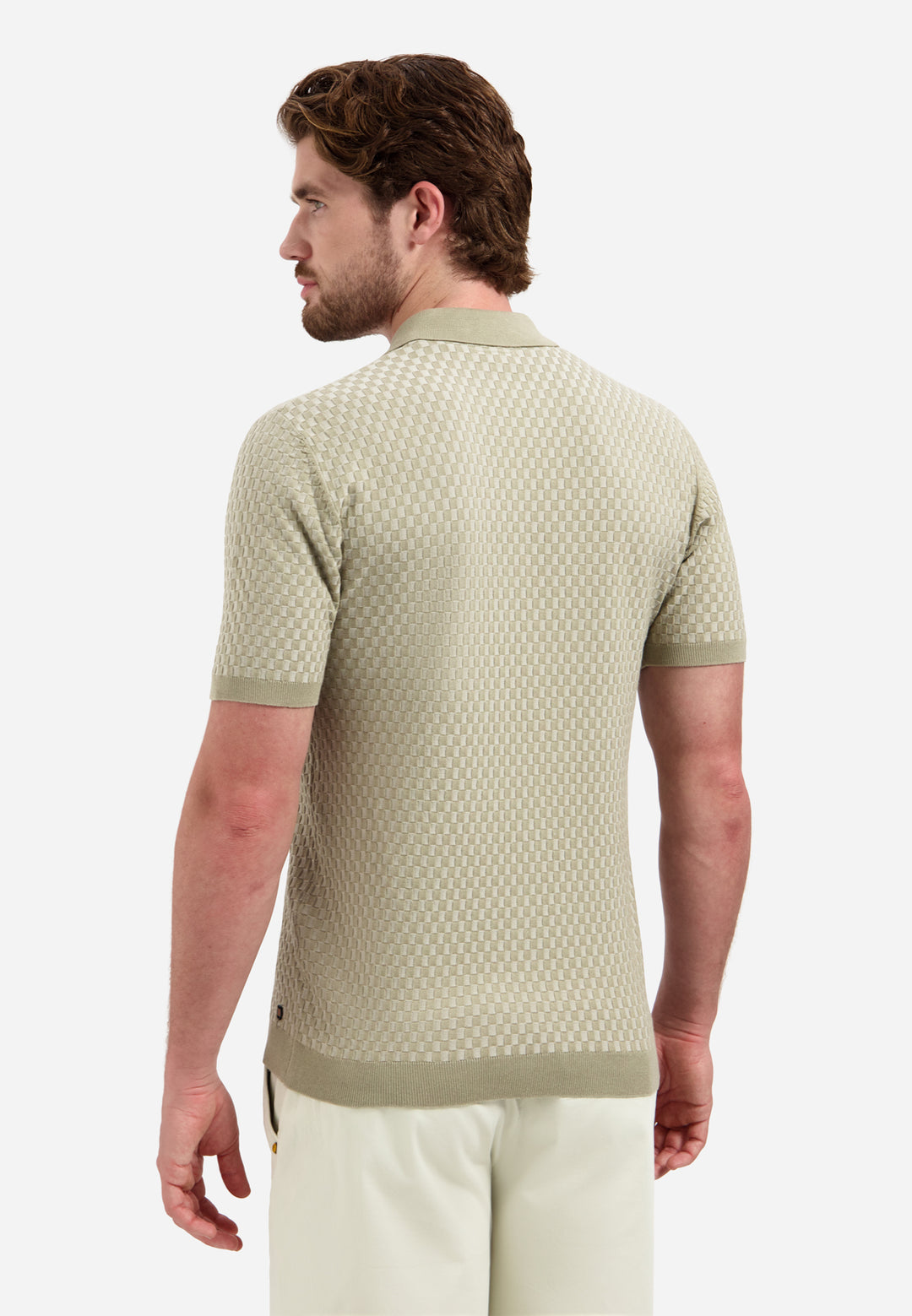 Pullover Short Sleeve Polo, Taupe 044 Bild 2
