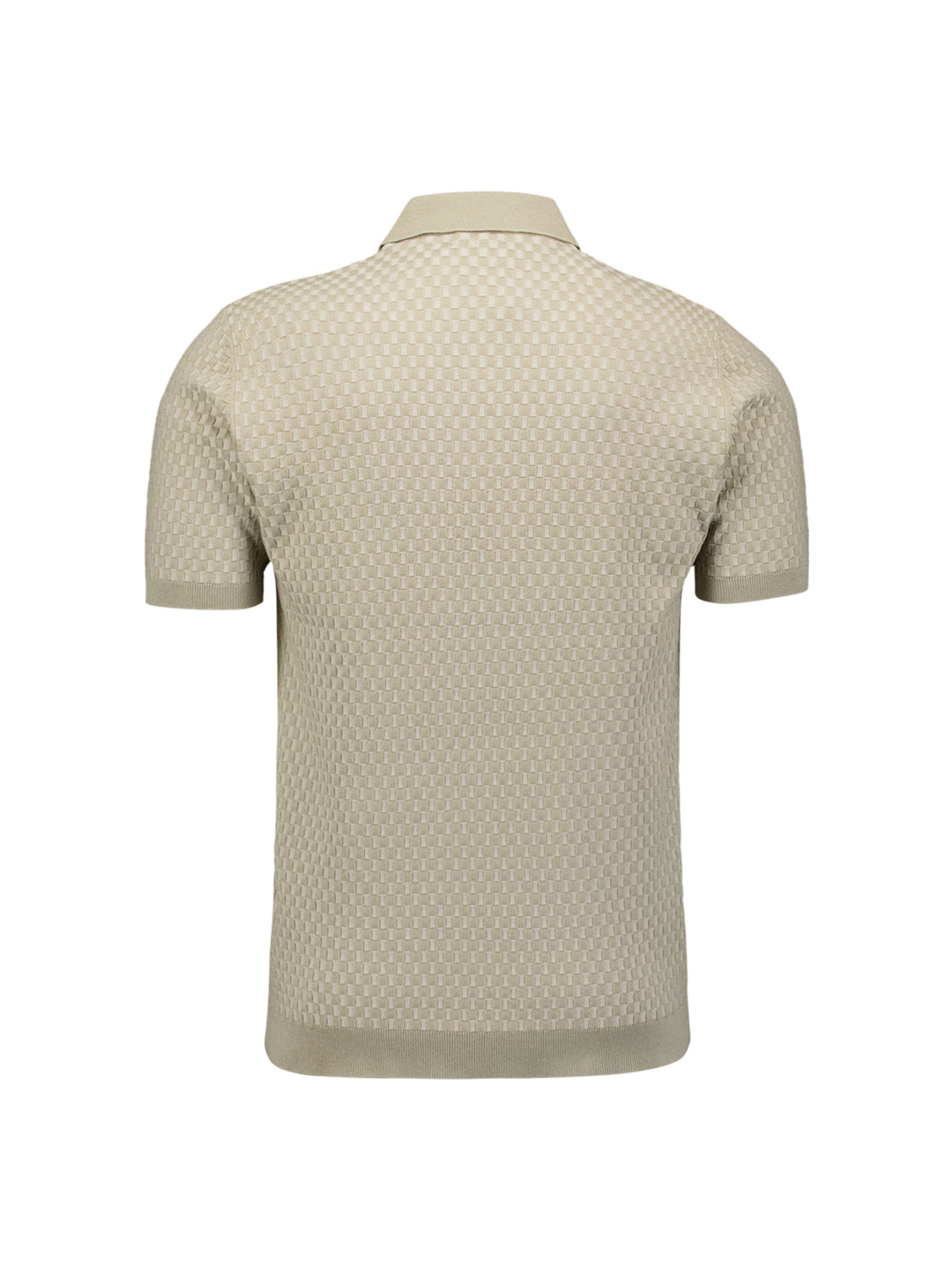 Pullover Short Sleeve Polo, Taupe 044 Bild 6